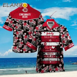 Cincinnati Reds Tropical Button Up Hawaiian Shirt Aloha Shirt Aloha Shirt