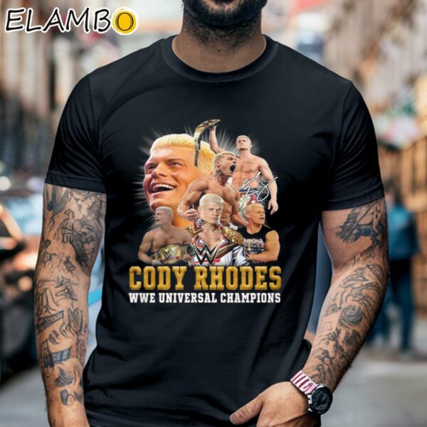 Cody Rhodes WWE Universal Champions Shirt Black Shirt 6