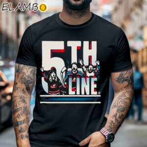 Columbus Blue Jackets 5th Line Appreciation Shirt Black Shirt 6