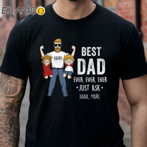 Coolest Dad Ever Shirt Best Dad Ever Ideas For Fathers Day Gifts Black Shirt Shirts