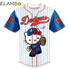 Custom Los Angeles Dodgers Special Hello Kitty Baseball Jersey MLB