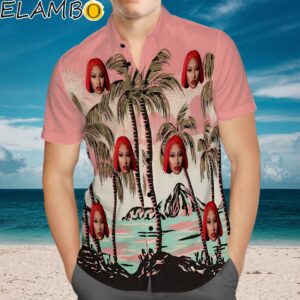 Custom Nicki Minaj Palm Tree Tropical Hawaiian Shirts Aloha Shirt Aloha Shirt