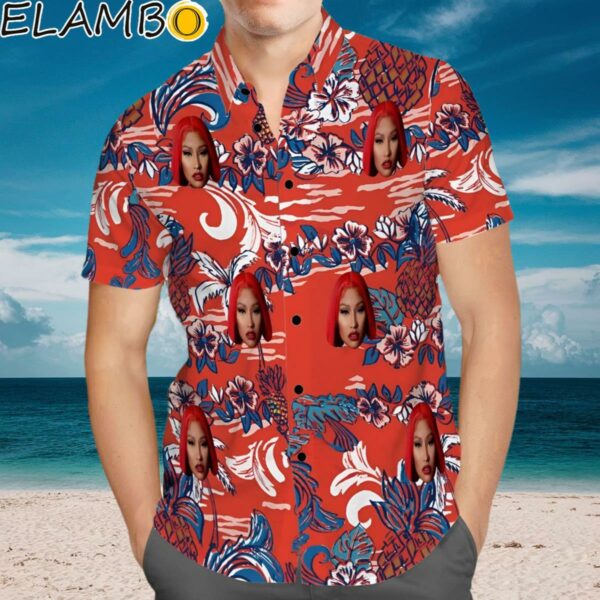 Custom Nicki Minaj Tropical Leaves Hawaiian Shirts Aloha Shirt Aloha Shirt