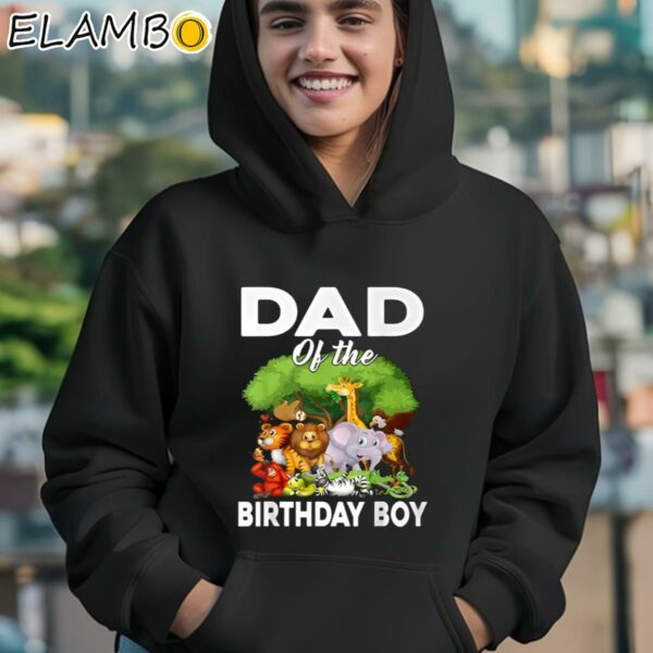 Dad of The Birthday Boy Safari Zoo Bday Party Celebration Shirt Hoodie 12