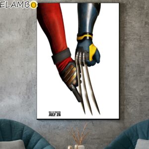Deadpool And Wolverine Poster Canvas Printed Printed