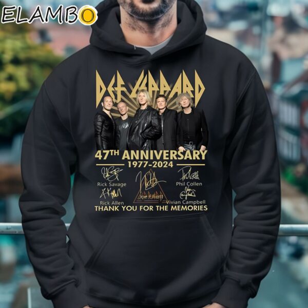 Def Leppard 47th Anniversary 1977 2024 Shirt Music Lover Gifts Hoodie 4