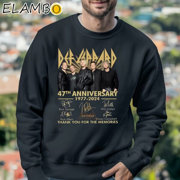 Def Leppard 47th Anniversary 1977 2024 Shirt Music Lover Gifts Sweatshirt 3
