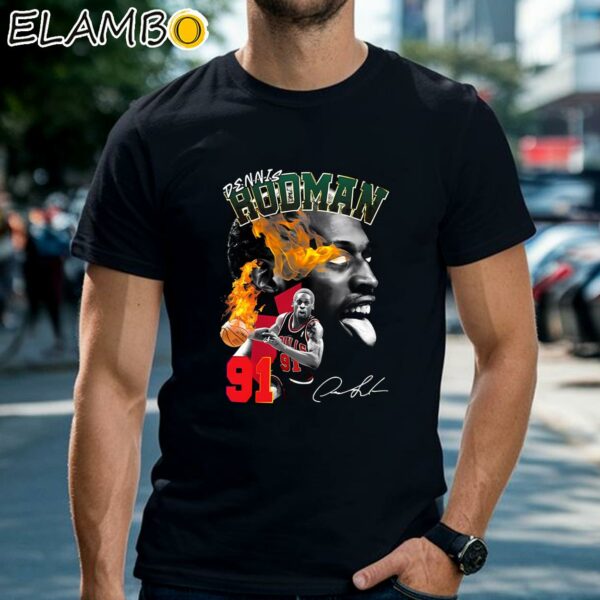 Dennis Rodman 90s Bootleg Shirt Black Shirts Shirt