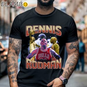 Dennis Rodman Bootleg Retro Shirt Black Shirt 6