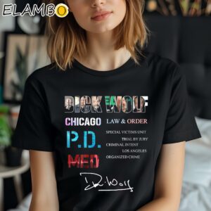 Dick Wolf Chicago Law And Order PDMed Shirt Black Shirt Shirt