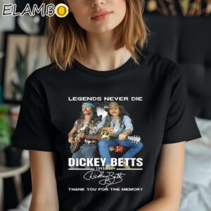 Dickey Betts Legends Never Die 1943 2024 Shirt Black Shirt Shirt