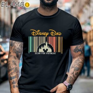 Disney Dad Scan For Payment Shirt Black Shirt 6