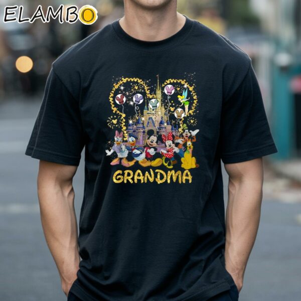 Disney Grandma Mickey Mouse Ears Disney Mothers Day Shirts Black Shirts 18