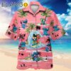 Disney Lilo And Stitch Palm Tree Pink Hawaiian Shirt Hawaiian Hawaiian