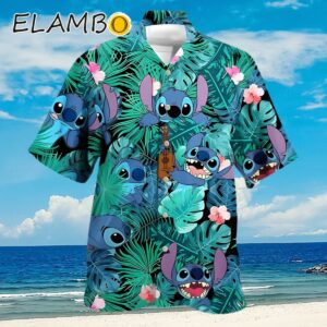 Disney Lilo And Stitch Palm Tree Tropical Hawaiian Shirt Aloha Shirt Aloha Shirt