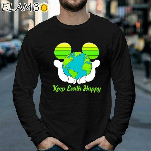 Disney Mickey Mouse Keep Earth Happy Earth Day Shirt Longsleeve 39