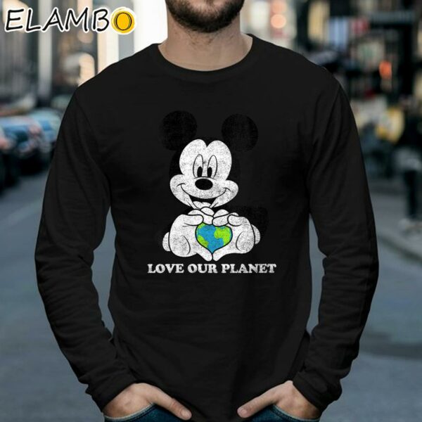 Disney Mickey Mouse Love Our Planet Earth Day Shirt Longsleeve 39
