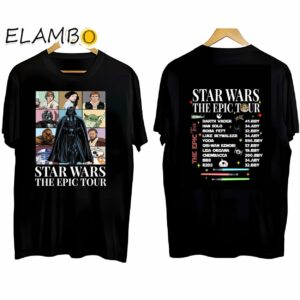 Disney Star Wars Characters The Epic Tour 2024 Shirt