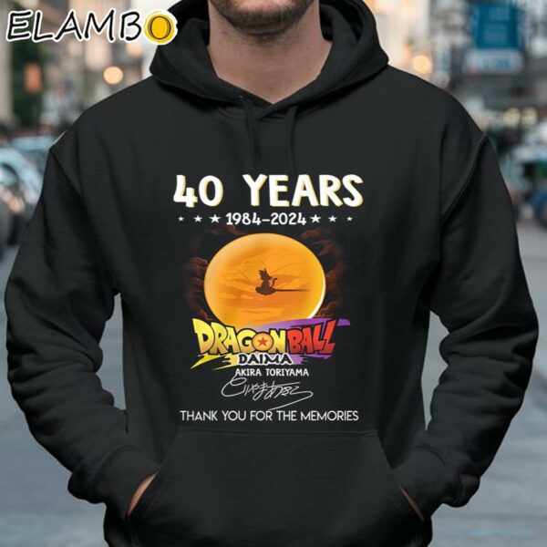 Dragon Ball 40 Years 1984 2024 Daima Akira Toriyama Signature Thank You For The Memories Shirt Hoodie 37