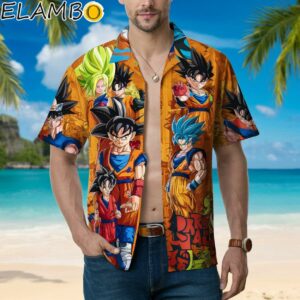 Dragon Ball Hawaiian Shirts Goku Blue Hawaiian Shirt Printed Aloha