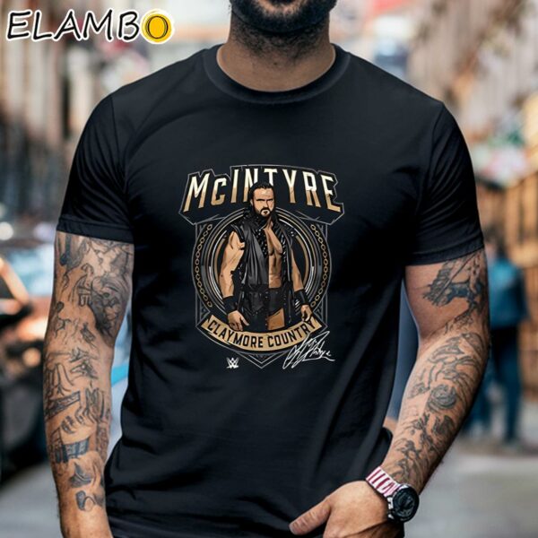 Drew Mcintyre WWE Shirt Black Shirt 6