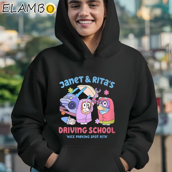 Driving School Janet And Rita Shirt Blue Dog Family Hoodie 12