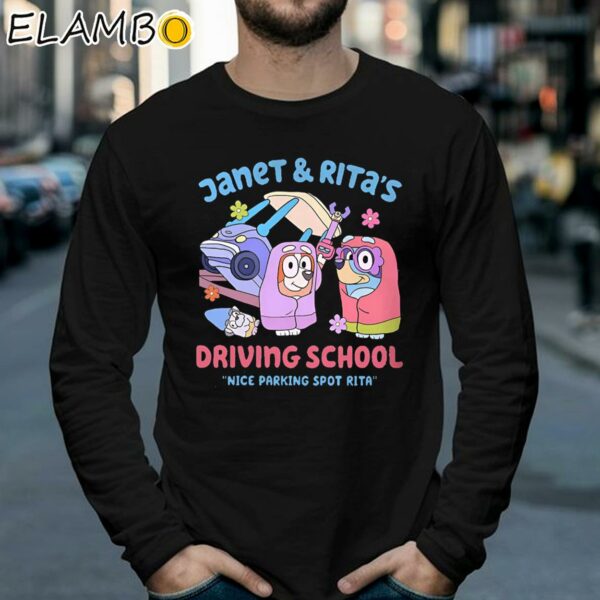 Driving School Janet And Rita Shirt Blue Dog Family Longsleeve 39