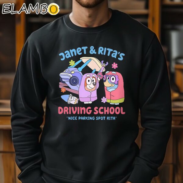 Driving School Janet And Rita Shirt Blue Dog Family Sweatshirt 11