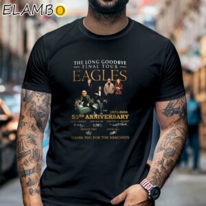 Eagles The Long Goodbye Final Tour 53rd Anniversary 1971 2024 Shirt Black Shirt 6