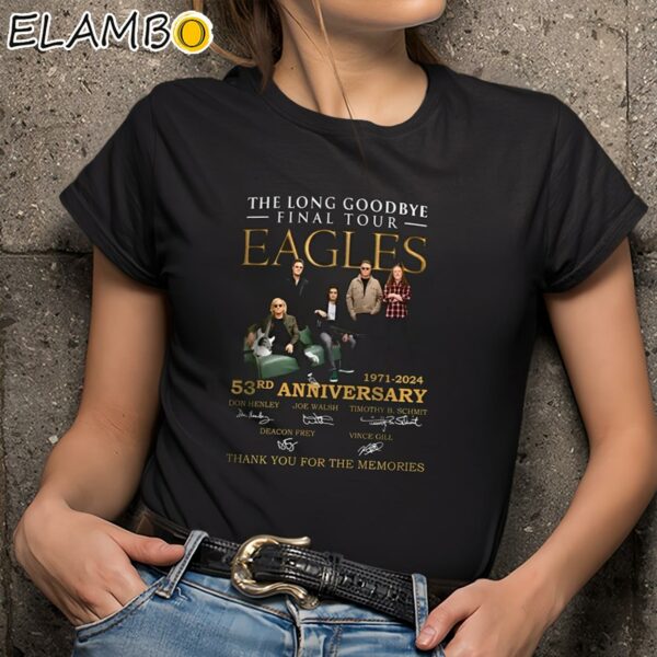 Eagles The Long Goodbye Final Tour 53rd Anniversary 1971 2024 Shirt Black Shirts 9