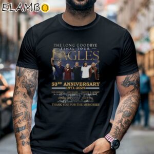 Eagles The Long Goodbye Final Tour 53th Anniversary 1971 2024 Shirt Black Shirt 6