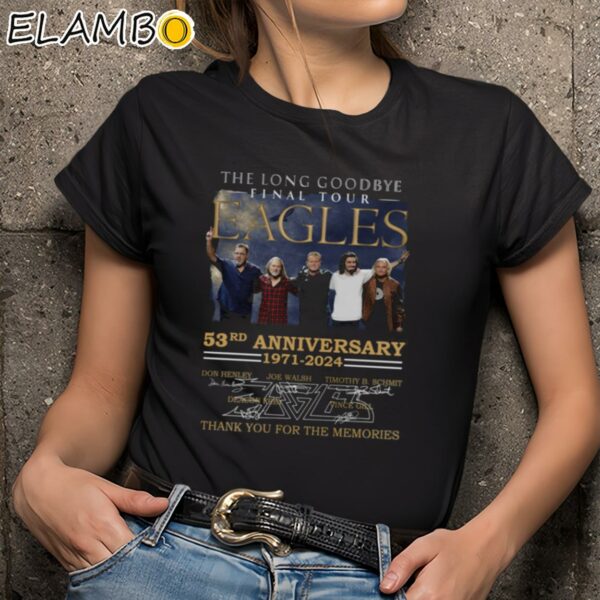 Eagles The Long Goodbye Final Tour 53th Anniversary 1971 2024 Shirt Black Shirts 9