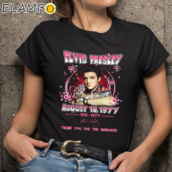 Elvis Presley August 16 1977 Thank You For The Memories Shirt Black Shirts 9