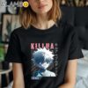 Eshaver Hunter X Hunter Killua Zoldyck Anime Graphic Shirt Black Shirt Shirt