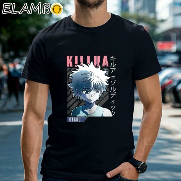 Eshaver Hunter X Hunter Killua Zoldyck Anime Graphic Shirt Black Shirts Shirt