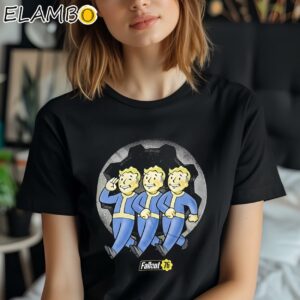 Fallout 76 Vault Boy Mens Graphic Shirt Black Shirt Shirt
