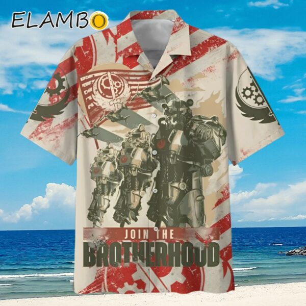 Fallout Join The Brotherhood For Freedom Hawaiian Shirt Aloha Shirt Aloha Shirt
