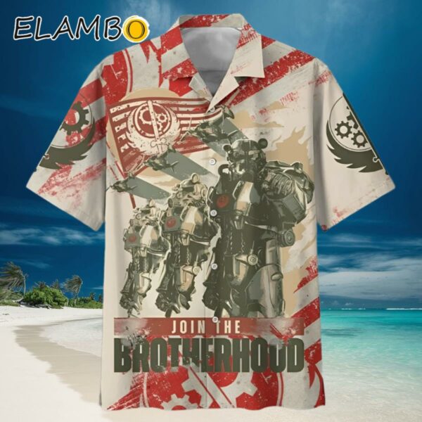 Fallout Join The Brotherhood For Freedom Hawaiian Shirt Hawaiian Hawaiian