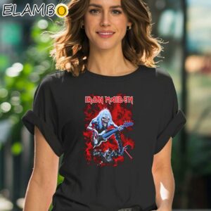 Fear Of The Dark Live Tee Shirt Iron Maiden For Fans Black Shirt 41