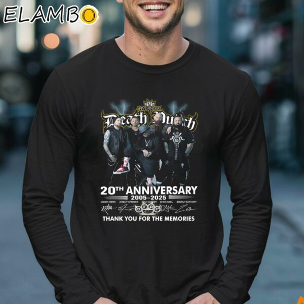 Five Finger Death Punch 20th Anniversary 2005 2025 Thank You For The Memories Shirt Longsleeve 17