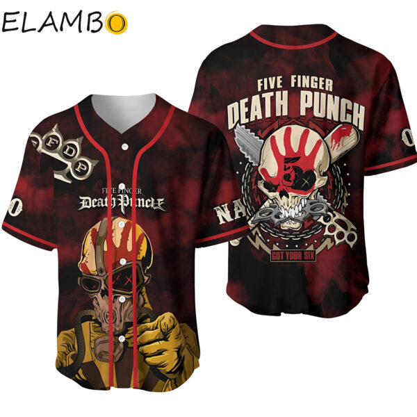 Five Finger Death Punch Custom Baseball Jersey