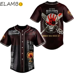 Five Finger Death Punch Wear A Smile On My Face But Theres A Demon Inside Personalized Baseball Jersey