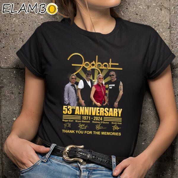 Foghat 53rd Anniversary 1971 2024 Thank You For The Memories Shirt Black Shirts 9