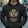 Funny Totality Cats Wearing Solar Eclipse Glasses Tee Shirt Hoodie 37