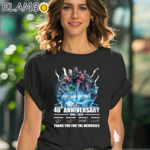 Ghostbusters Frozen Empire 40th Anniversary 1984 2024 Thank You For The Memories Shirt Black Shirt 41