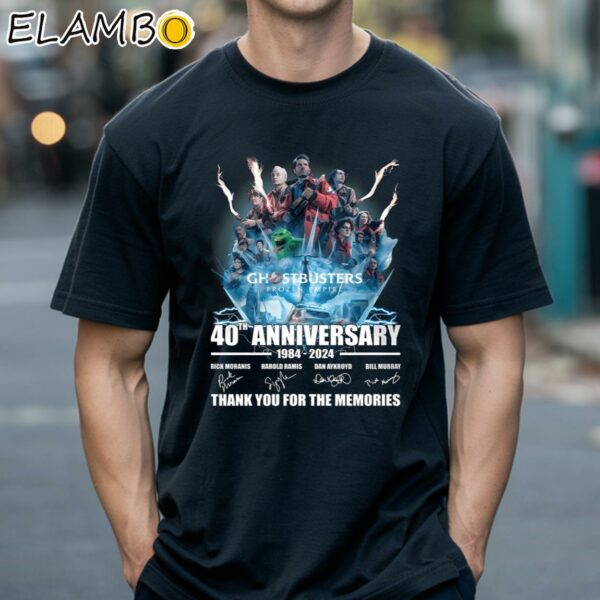 Ghostbusters Frozen Empire 40th Anniversary 1984 2024 Thank You For The Memories Shirt Black Shirts 18