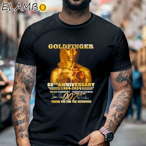 Goldfinger 60th Anniversary 1964 2024 Thank You For The Memories Shirt Black Shirt 6