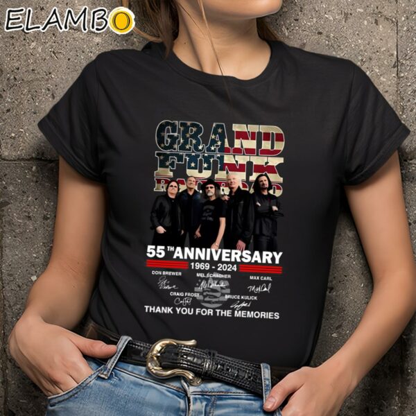 Grand Funk Railroad 55th Anniversary 1969 2024 Thank You For The Memories Shirt Black Shirts 9