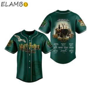 Harry Potter 20th Anniversary Return To Hogwarts Baseball Jersey Shirt Background FULL
