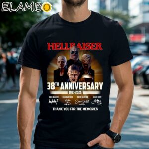 Hellraiser 38th Anniversary 1987 2025 Thank You For The Memories Shirt Black Shirts Shirt